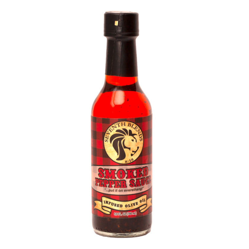 smoked pepper sauce chili oil bottle